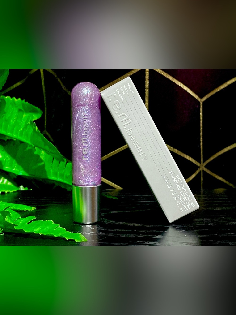 r.e.m. beauty On Your Collar Plumping Lip Gloss – Shade: CHUCKIE